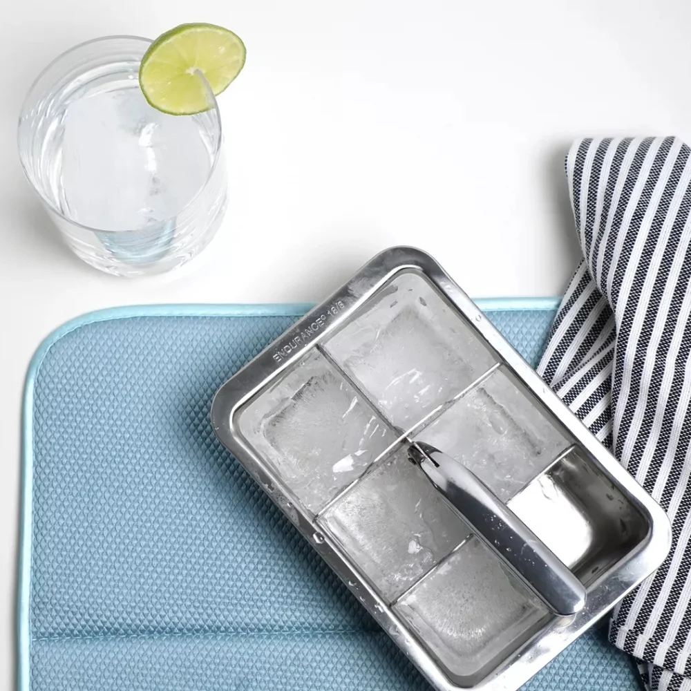 Stainless Steel Large Ice Cube Tray by RSVP International
